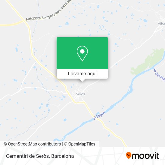 Mapa Cementiri de Seròs