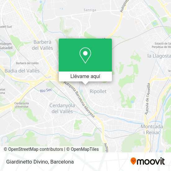 Mapa Giardinetto Divino