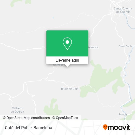 Mapa Café del Poble