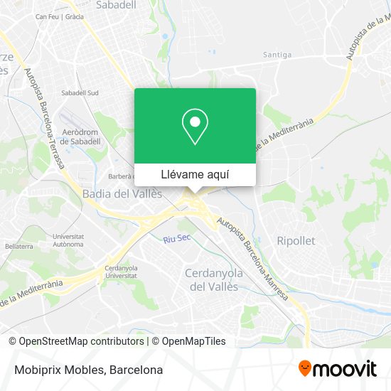 Mapa Mobiprix Mobles