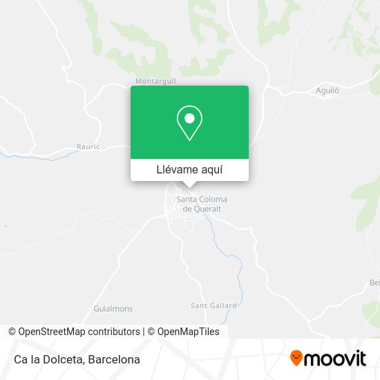 Mapa Ca la Dolceta