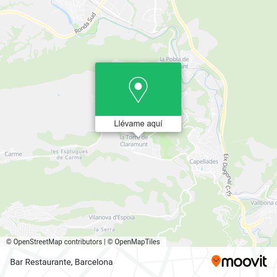 Mapa Bar Restaurante