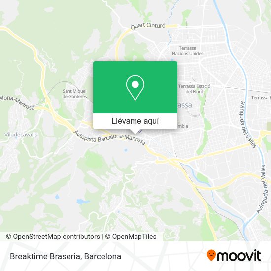 Mapa Breaktime Braseria