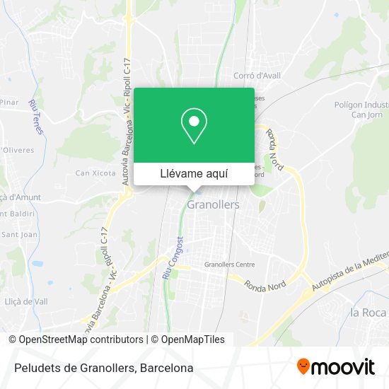 Mapa Peludets de Granollers