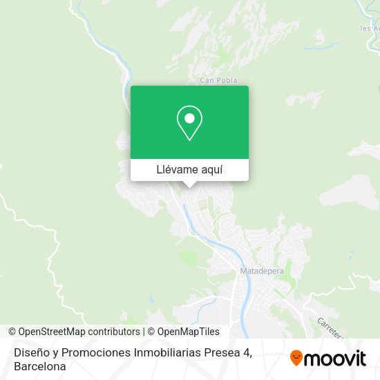 Mapa Diseño y Promociones Inmobiliarias Presea 4