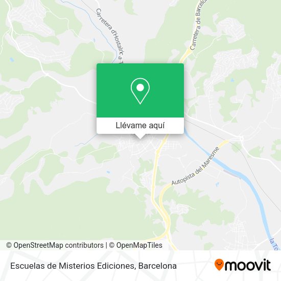 Mapa Escuelas de Misterios Ediciones