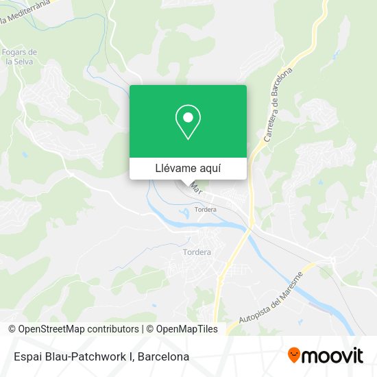 Mapa Espai Blau-Patchwork I