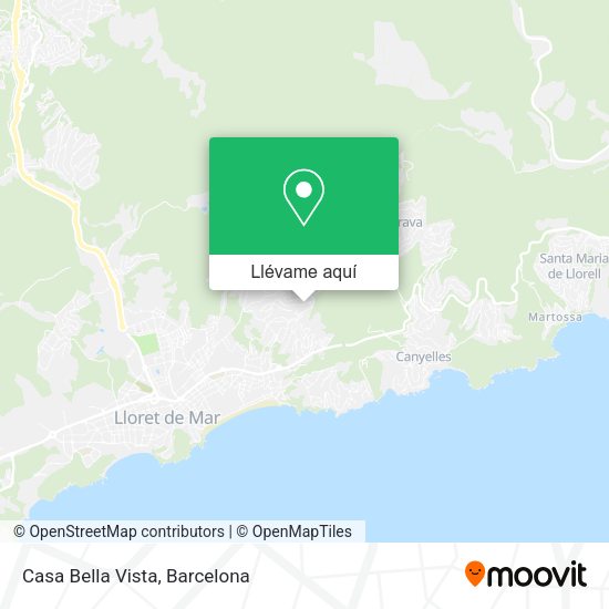 Mapa Casa Bella Vista