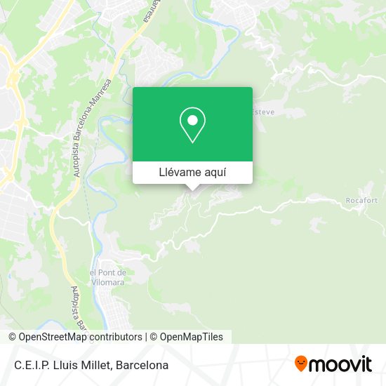 Mapa C.E.I.P. Lluis Millet