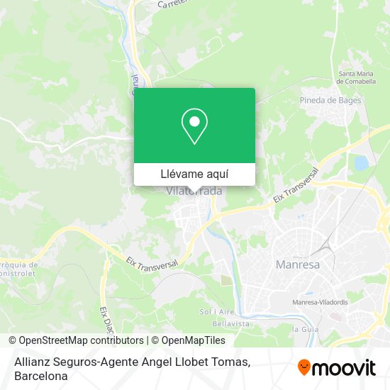 Mapa Allianz Seguros-Agente Angel Llobet Tomas