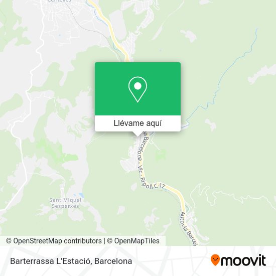 Mapa Barterrassa L'Estació
