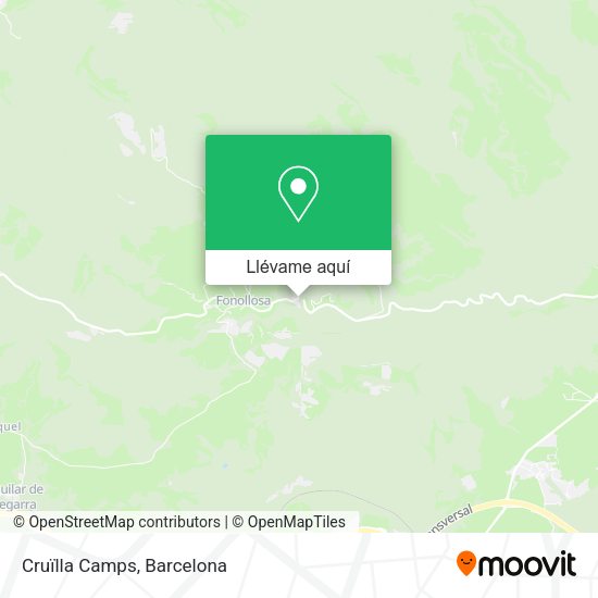Mapa Cruïlla Camps