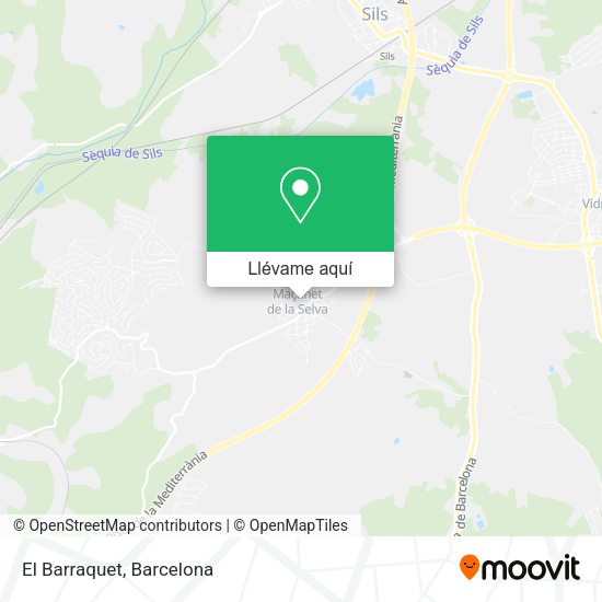 Mapa El Barraquet