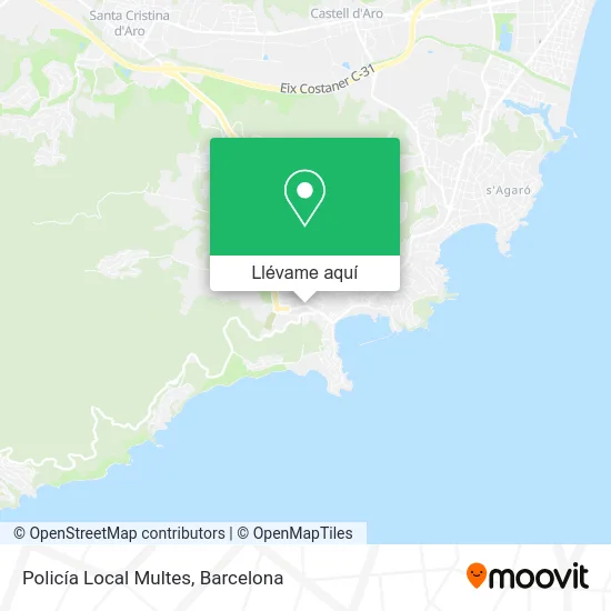 Mapa Policía Local Multes