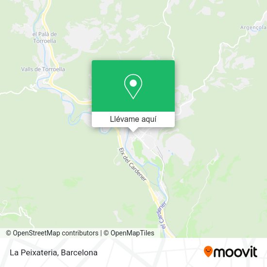 Mapa La Peixateria