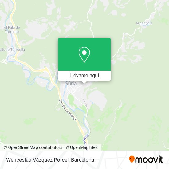 Mapa Wenceslaa Vázquez Porcel