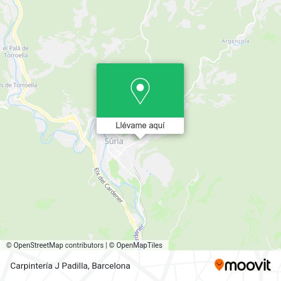 Mapa Carpintería J Padilla