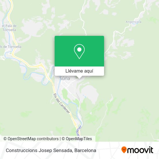 Mapa Construccions Josep Sensada