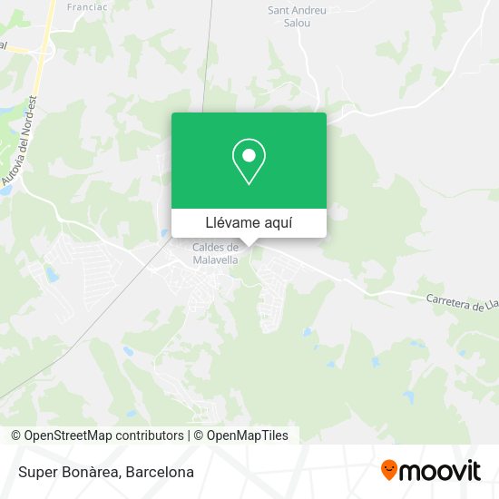 Mapa Super Bonàrea