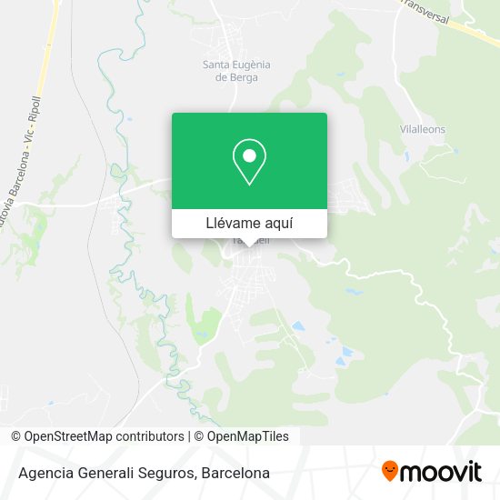 Mapa Agencia Generali Seguros
