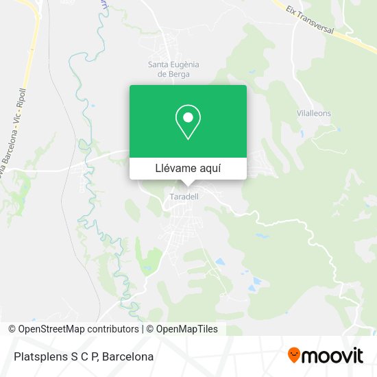 Mapa Platsplens S C P