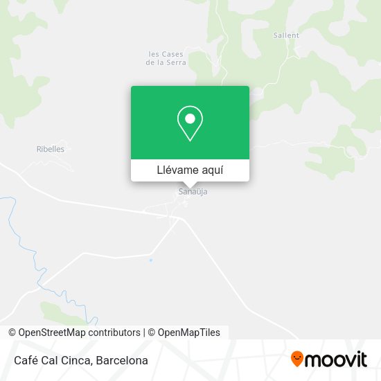 Mapa Café Cal Cinca