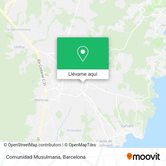 Mapa Comunidad Musulmana