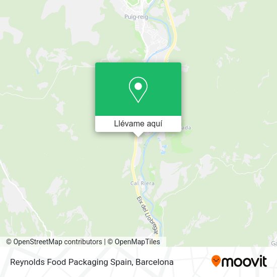 Mapa Reynolds Food Packaging Spain