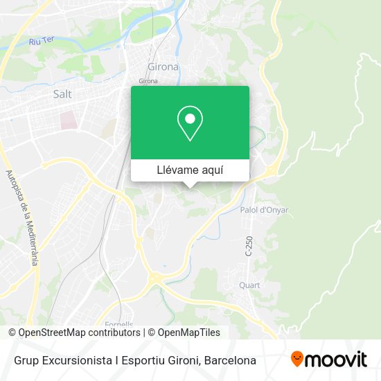 Mapa Grup Excursionista I Esportiu Gironi