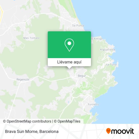 Mapa Brava Sun Mome