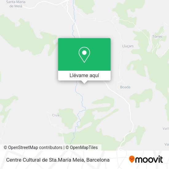 Mapa Centre Cultural de Sta.María Meia