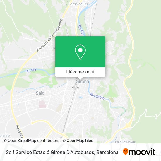 Mapa Self Service Estació Girona D'Autobusos