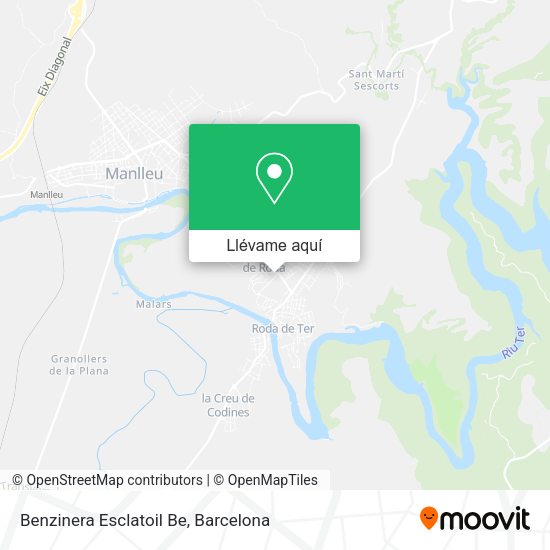 Mapa Benzinera Esclatoil Be
