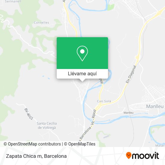 Mapa Zapata Chica m
