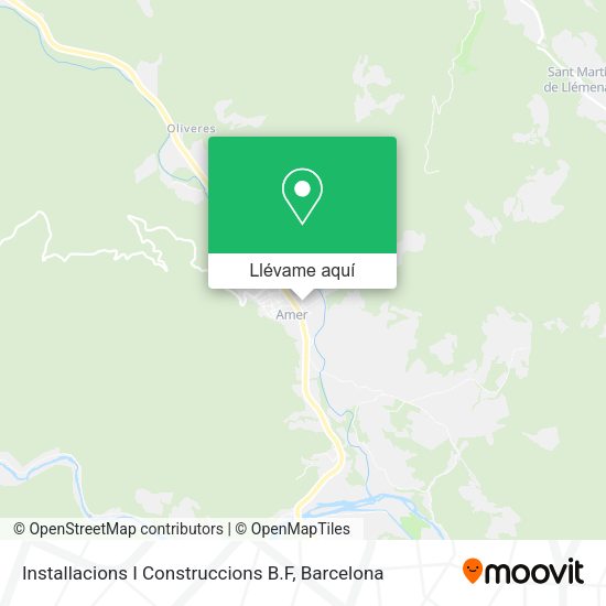 Mapa Installacions I Construccions B.F