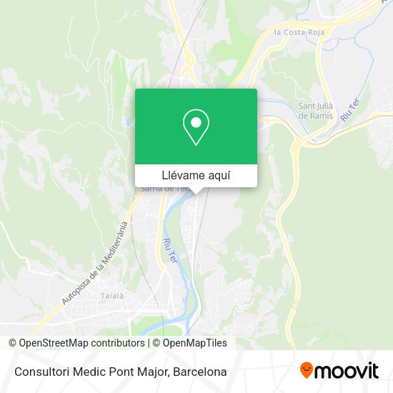 Mapa Consultori Medic Pont Major