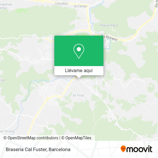 Mapa Braseria Cal Fuster
