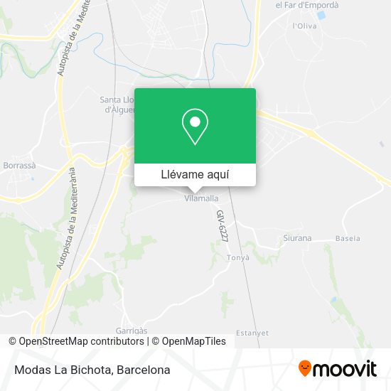 Mapa Modas La Bichota