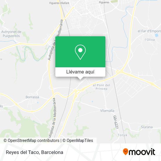 Mapa Reyes del Taco