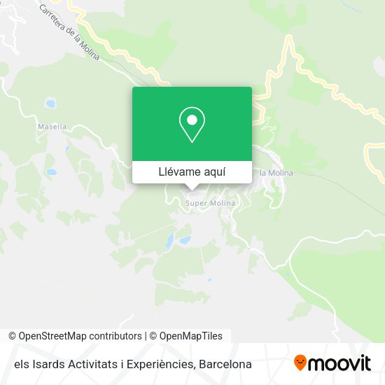 Mapa els Isards Activitats i Experiències