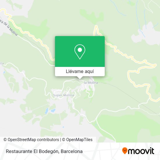 Mapa Restaurante El Bodegón