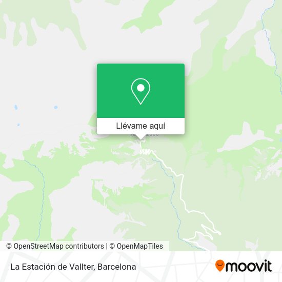 Mapa La Estación de Vallter