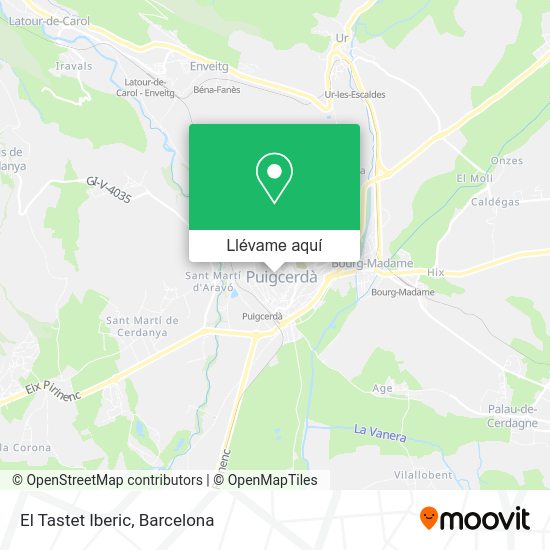 Mapa El Tastet Iberic