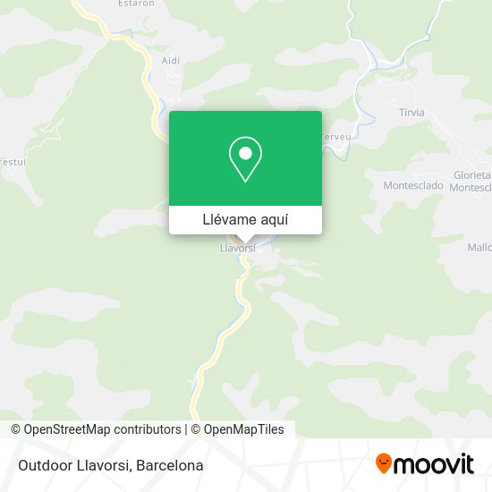 Mapa Outdoor Llavorsi