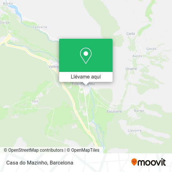 Mapa Casa do Mazinho