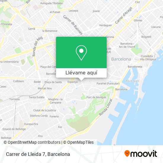Mapa Carrer de Lleida 7