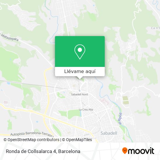 Mapa Ronda de Collsalarca 4