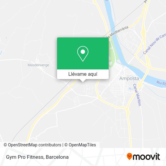 Mapa Gym Pro Fitness