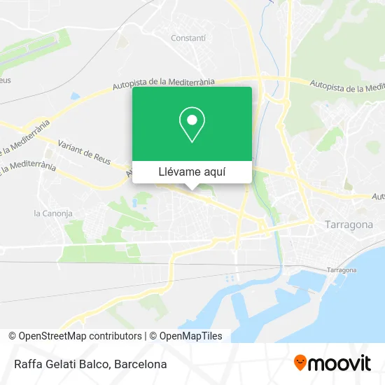 Mapa Raffa Gelati Balco