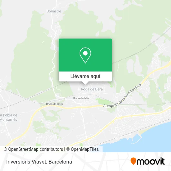 Mapa Inversions Viavet